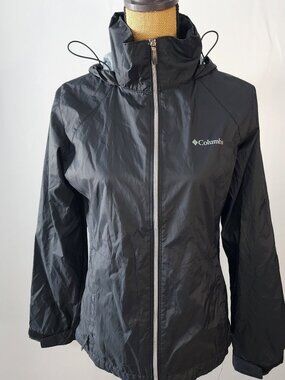 Columbia Black Switchback III Rain Jacket - Size M